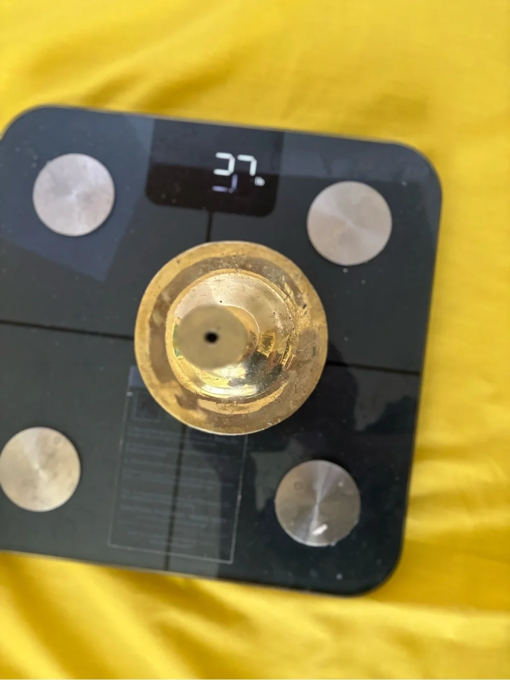 Antique-Style Decorative Round Brass Knob - Gold Finish.  $40 for a pair